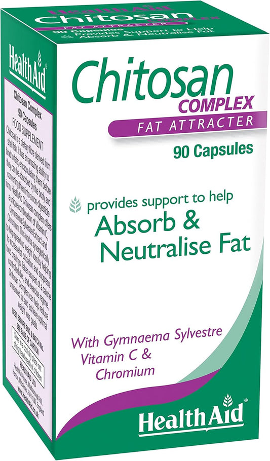 HealthAid Chitosan Complex - 90 Capsules : Amazon.co.uk: Health & Personal Care