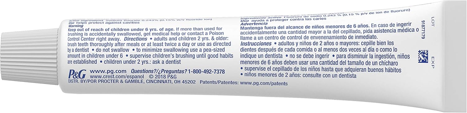 Crest Complete Multi-Benefit Whitening + Scope Fluoride Toothpaste Minty Fresh Striped - 5.4 Oz (153 G)