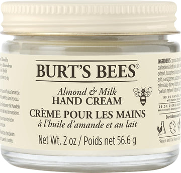 Burt'S Bees Almond & Milk Hand Cream For Very Dry Hands, Hand Moisturiser With Sweet Almond Oil & Beeswax, 56.6G