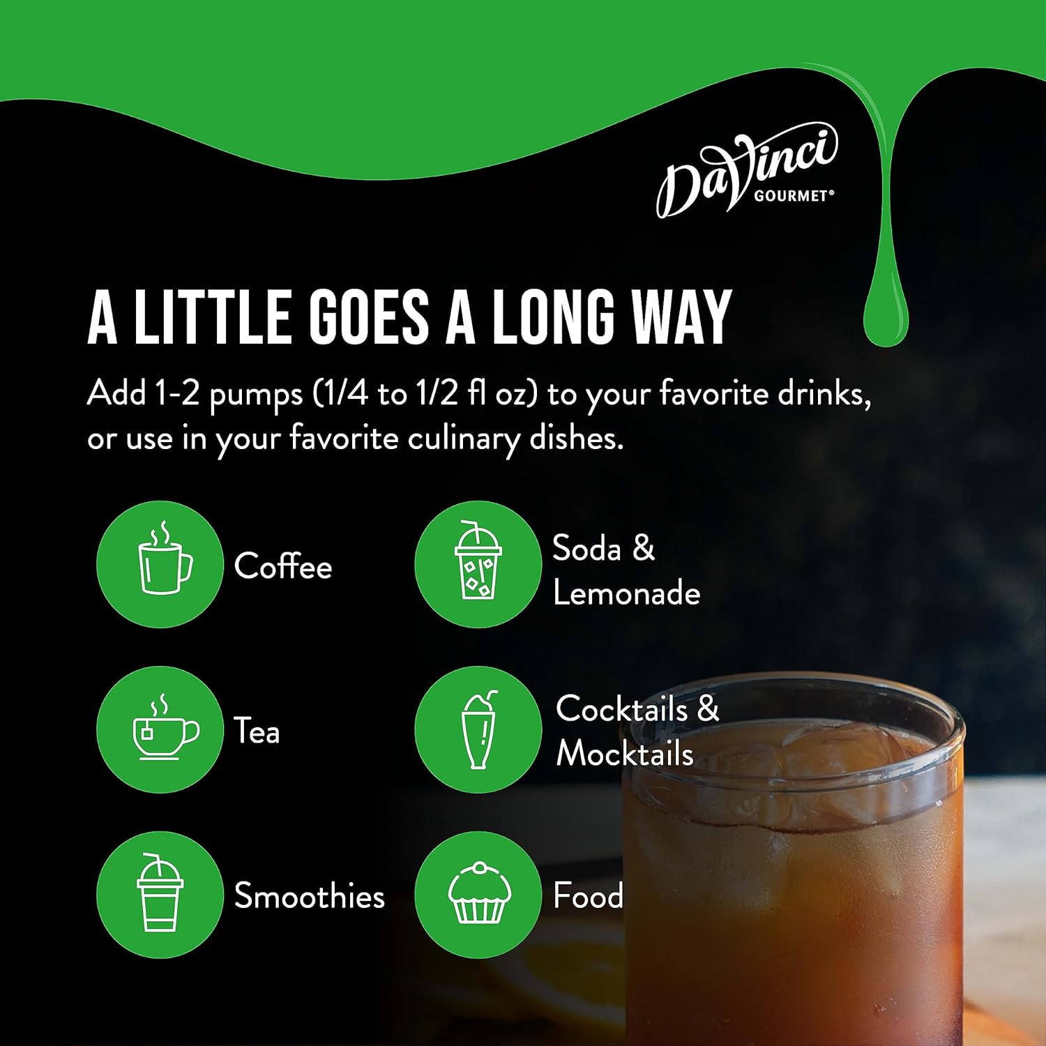 DaVinci Gourmet Naturals Irish Cream Syrup, 25.4 Fluid Ounce (Pack of 1) : Everything Else