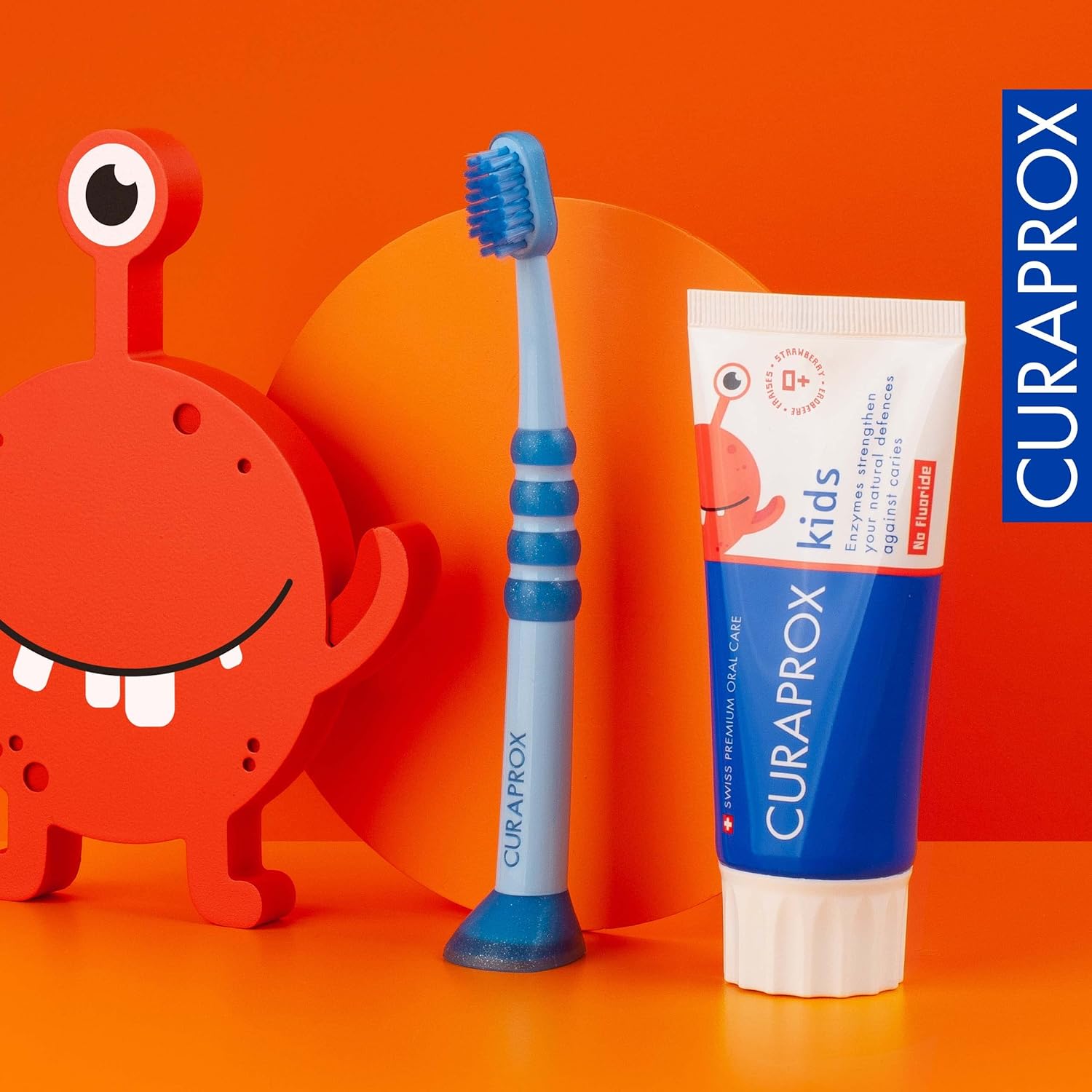 Curaprox Children's Strawberry Toothpaste - Zero Fluoride, SLS & Microplastic Free for Kids 2+ Years, 60ml : Amazon.co.uk: Health & Personal Care