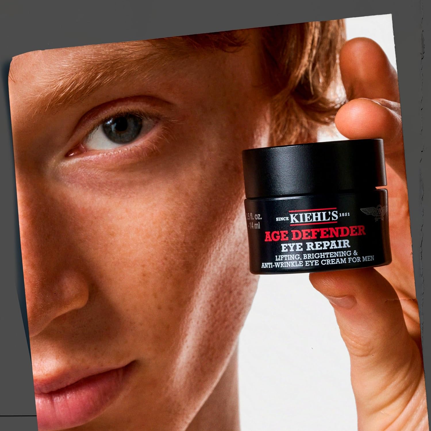 Kiehl's Age Defender Eye Repair for Men with Rye Seed & Linseed Extracts, Visibly Smooth's the Appearance of Fine Lines, 14Ml : Amazon.co.uk: Beauty