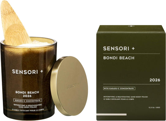 Sensori + Detoxifying And Rejuvenating Sand Body Polish & Sugar Scrub Exfoliator, Bondi Beach 2026, 1 Count