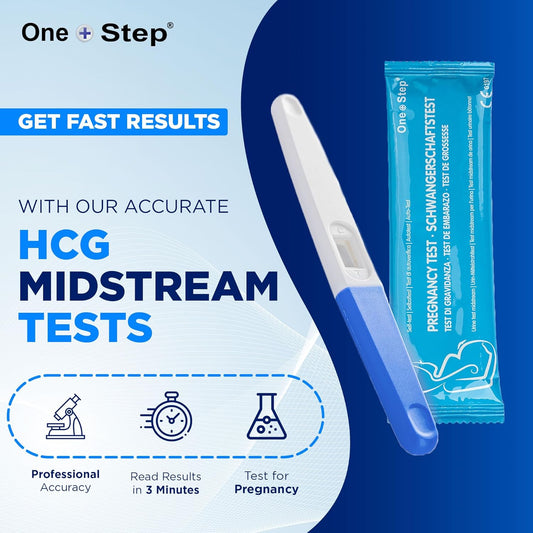 One Step 5 X 10Miu Ultra Early Pregnancy Hcg Midstream Tests