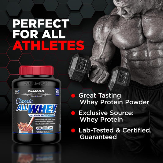 Allmax Classic Allwhey, Chocolate - 5 Lb - 30 Grams Of Protein Per Sco