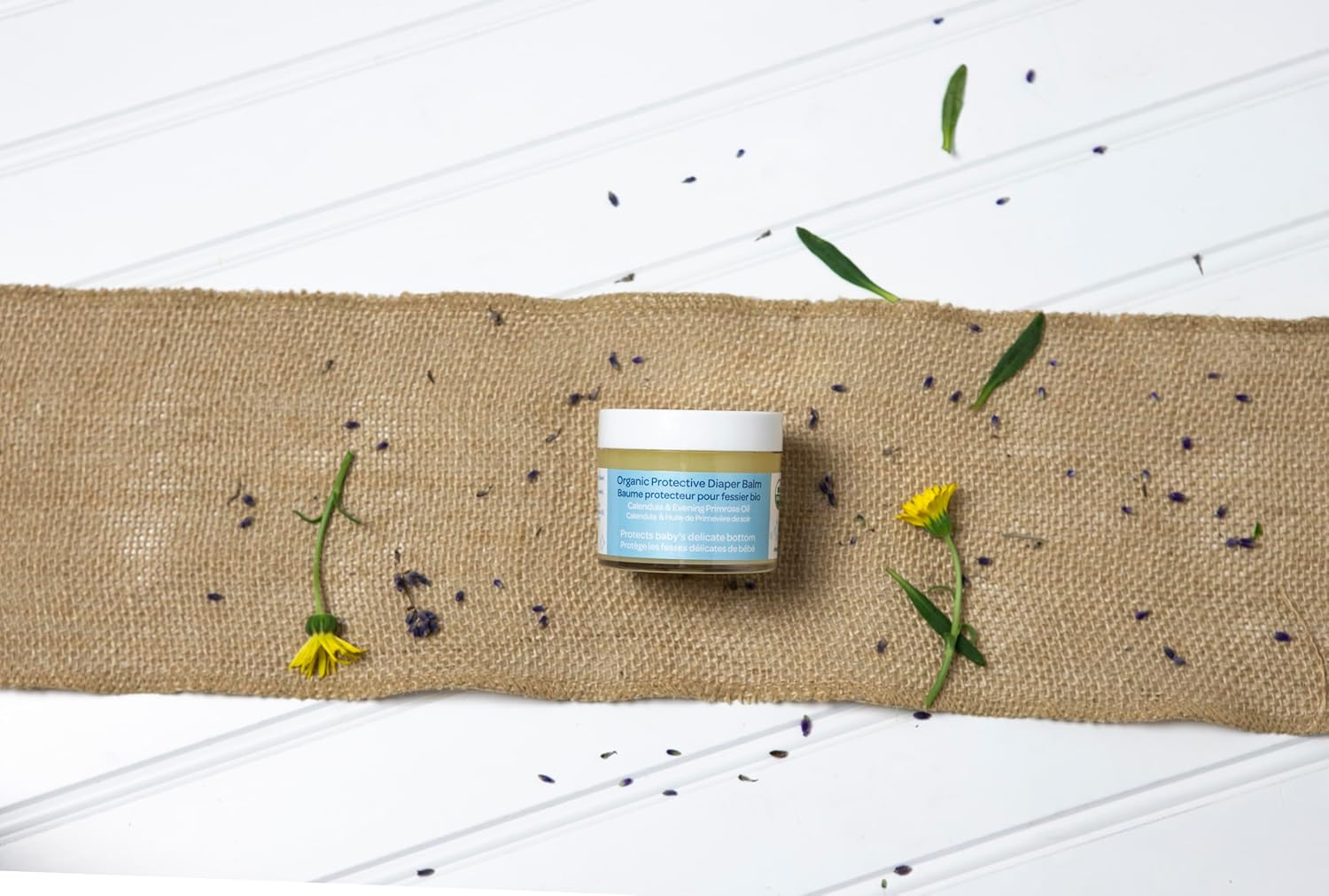 Shoosha Organic Diaper Balm For Sensitive Skin, Baby Diaper Rash Cream, Gluten-Free, Fragrance-Free, Hypoallergenic, 100% Biodegradable : Baby