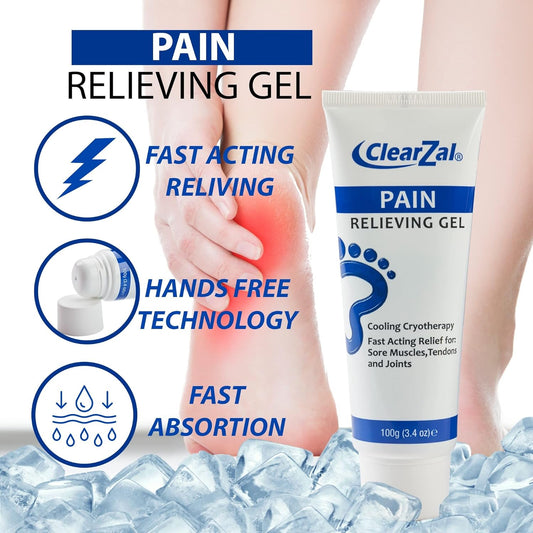 Clearzal Pain Relieving Gel For Feet And Legs 100Ml