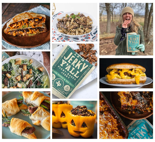 It'S Jerky Y'All Plant Based Jerky Sea Salt & Pepper | Beyond Tender And Tasty Vegan Snacks | Non-Gmo, Gluten Free, Vegetarian (6 Pack)