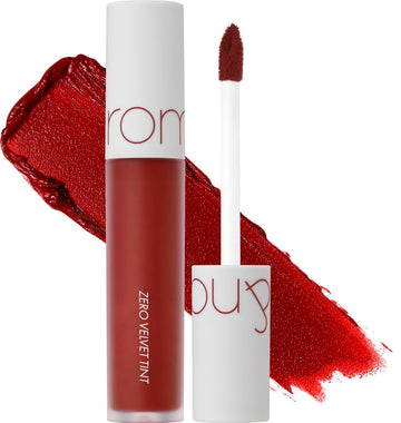 Rom&Nd Zero Velvet Tint 03 Persired Velvet Matte, Long-Lasting, Smudge-Resistant, Super Stay Matte Ink, Silk Finish, Natural-Beauty | Lip Tint For Daily Use, K-Beauty | 5.5G/0.2Oz
