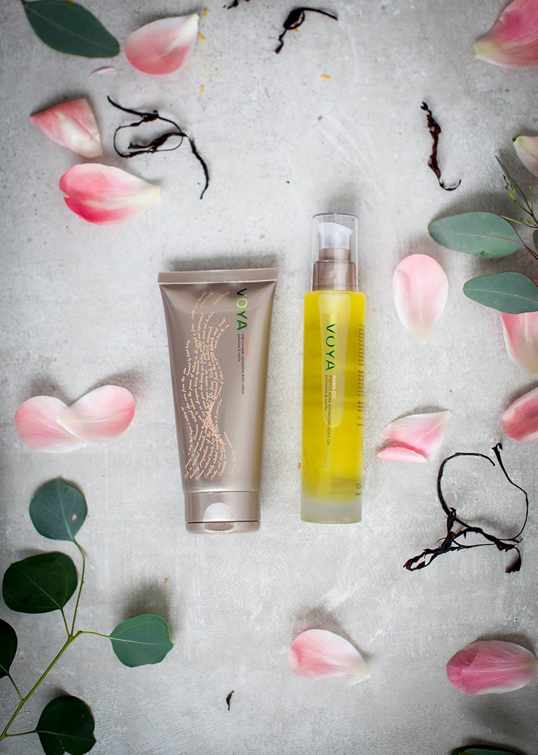 Voya | Mama Oil Stretch Mark Minimising Body Oil, Pregnancy, Organic Formulation, 100Ml. : Beauty & Personal Care