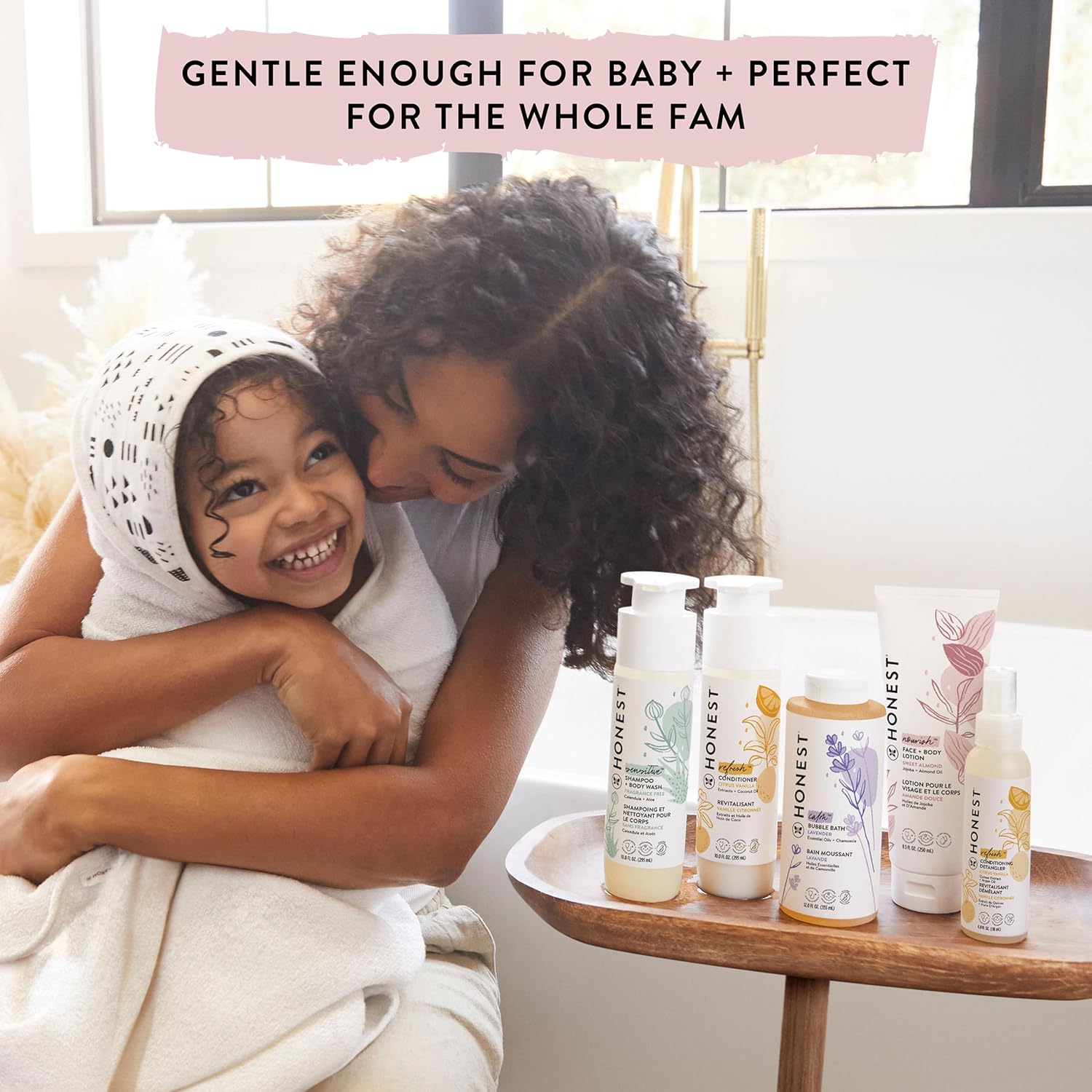 The Honest Company Silicone-Free Conditioner & 2-In-1 Cleansing Shampoo + Body Wash Duo | Gentle For Baby | Naturally Derived | Lavender Calm, 20 Fl Oz : Baby