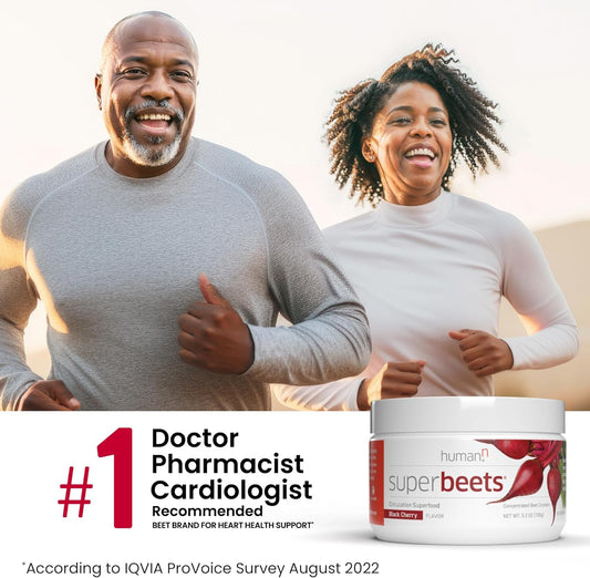 Humann Superbeets - Beet Root Powder - Nitric Oxide Boost For Blood Pr