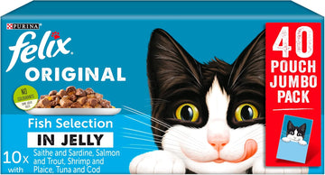 Felix Original Fish Selection In Jelly Wet Cat Food 40X100G108851077