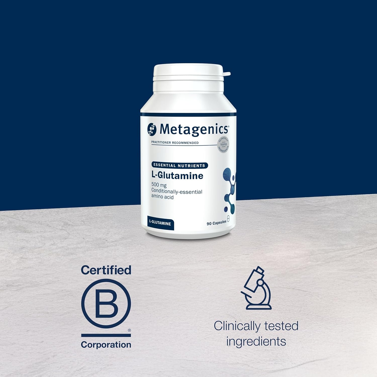 Metagenics L-Glutamine 500mg - Metabolic Support and Muscle Recovery - Essential Amino Acids - 90 Capsules : Amazon.co.uk: Health & Personal Care