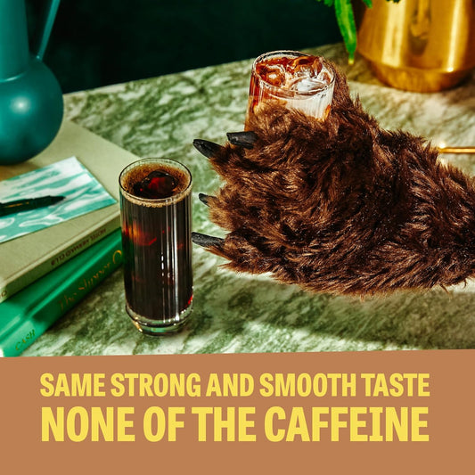 Wandering Bear Decaf Cold Brew Coffee, 32 Fl Oz, 3 Pack - Smooth, Bold, Unsweetened, Shelf-Stable, And Ready To Drink Iced Coffee, Cold Brewed Coffee, Cold Coffee