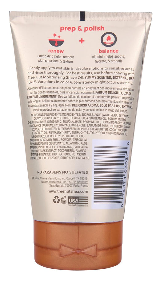 Tree Hut Coco Colada Shave Prep Polish, Gently Soothe & Prep Skin For An Even Closer Shave, Exfoliating Shave Essential,7 Fl Oz