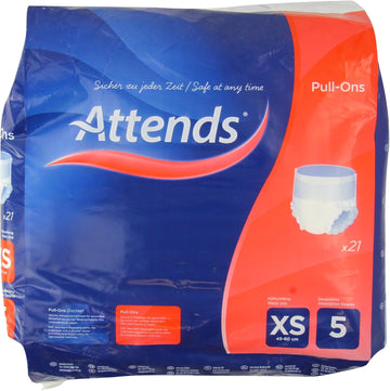 Attends Pull-Ons - 5 Extra Small - Pack Size: 84 (21X4)