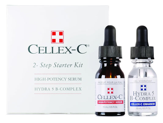 Cellex-C 2-Step Starter Kit, High Potency Serum, Hydra 5 B-Complex : Beauty & Personal Care