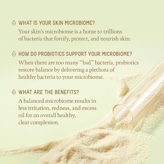 Biossance Squalane + Probiotic Balancing Face Gel Moisturizer - Advanced Formula For Oily & Acne-Prone Skin, Encapsulated Probiotics, Reduces Redness & Excess Oil, Soothes Sensitive Skin - 1.69 Oz