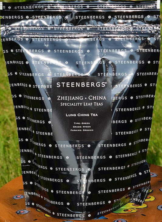 Steenbergs Organic Long Jing Loose Leaf Tea 250G, Chinese Green Tea