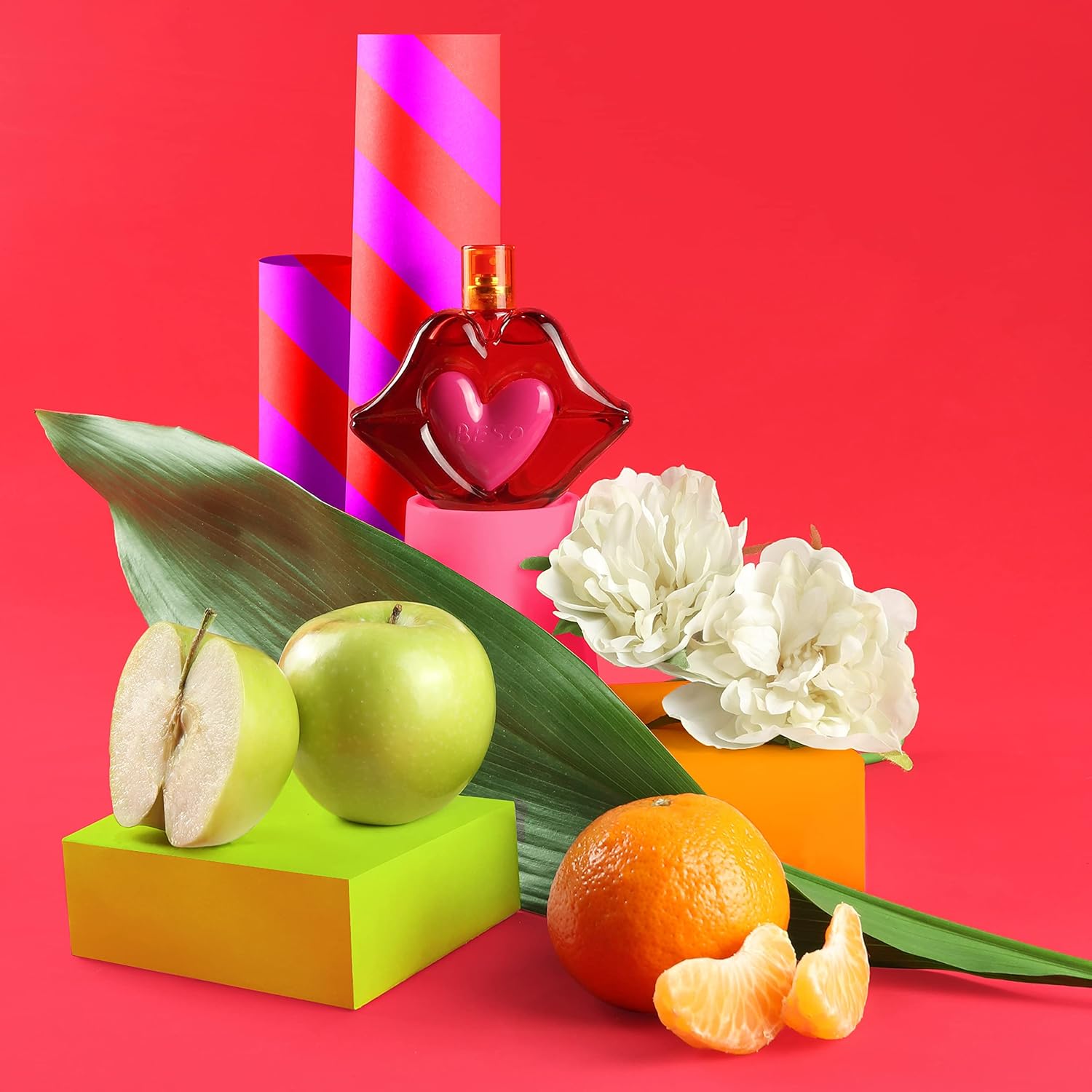 Agatha Ruiz De La Prada Perfumes - Beso, Eau De Toilette For Women - Long Lasting - Playful, Charming And Modern Fragance - Citrus, Floral, Apple And Jasmine Notes - Ideal For Day Wear - 50 Ml