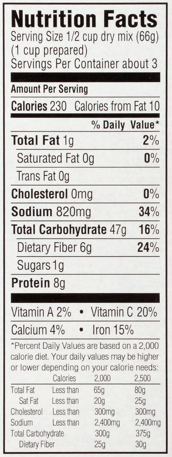 Zatarain's Black Beans & Rice, 7 oz (Pack of 12) : Prepared Rice Dishes : Grocery & Gourmet Food