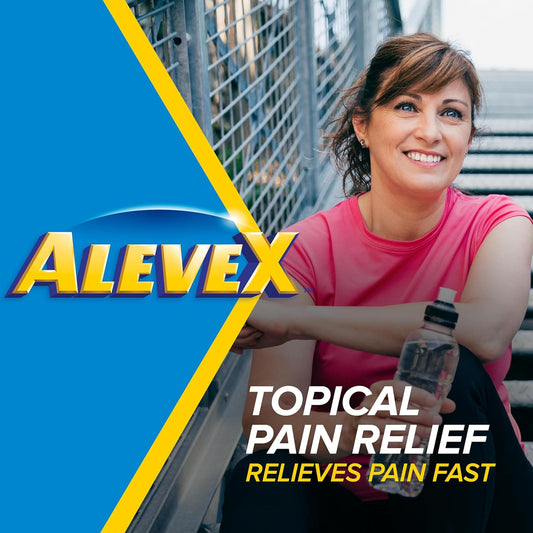 Alevex Pain Relieving Spray, Fast Acting & Fast Drying For Targeted Pain Relief, 3.2 Oz Spray
