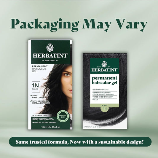 Herbatint Permanent Hair Dye For Women - 9N Honey Blonde - For Up To 100% Gray Coverage Of Resistant Gray Hair - Ammonia-Free, Alcohol-Free & Vegan - Salon Influenced Hair Color 5.75 Fl Oz