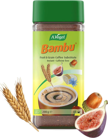 A.Vogel Bambu Fruit & Grain Coffee Substitute | Caffeine-Free | Organically Grown Natural Ingredients | 130 Servings | 200G