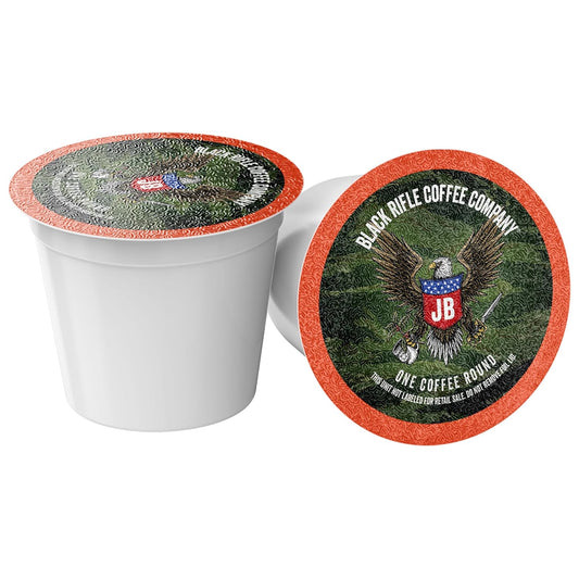 Black Rifle Coffee Company Just Black, Medium Roast Coffee Pods, 12 Single Serve Coffee Pods
