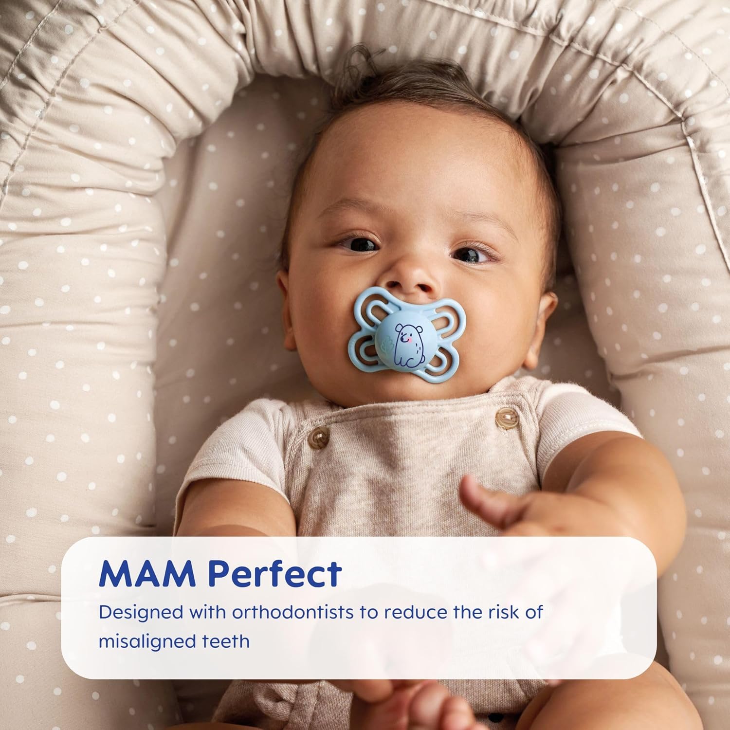 Mam Pacifier Newborn Variety Pack (1 Comfort, 1 Perfect Start, 1 Newborn Original Start) Best Pacifier For Breastfed Babies, 0-3 Months, Unisex, 3-Pack
