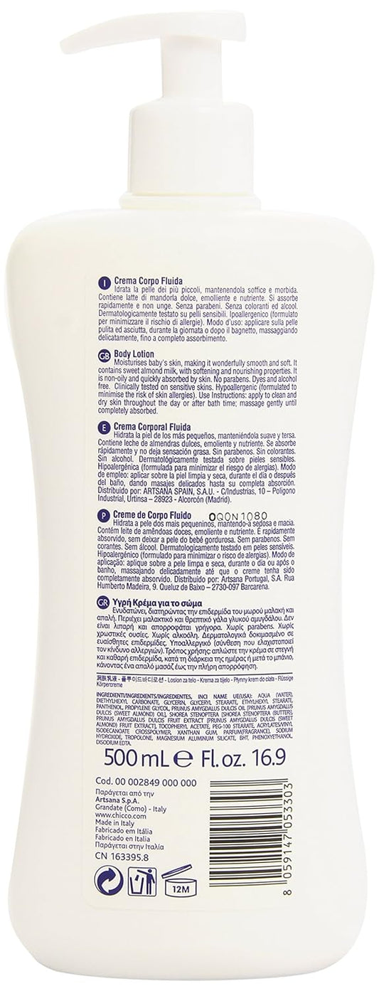 Chicco Baby Moments Body Cream 500Ml