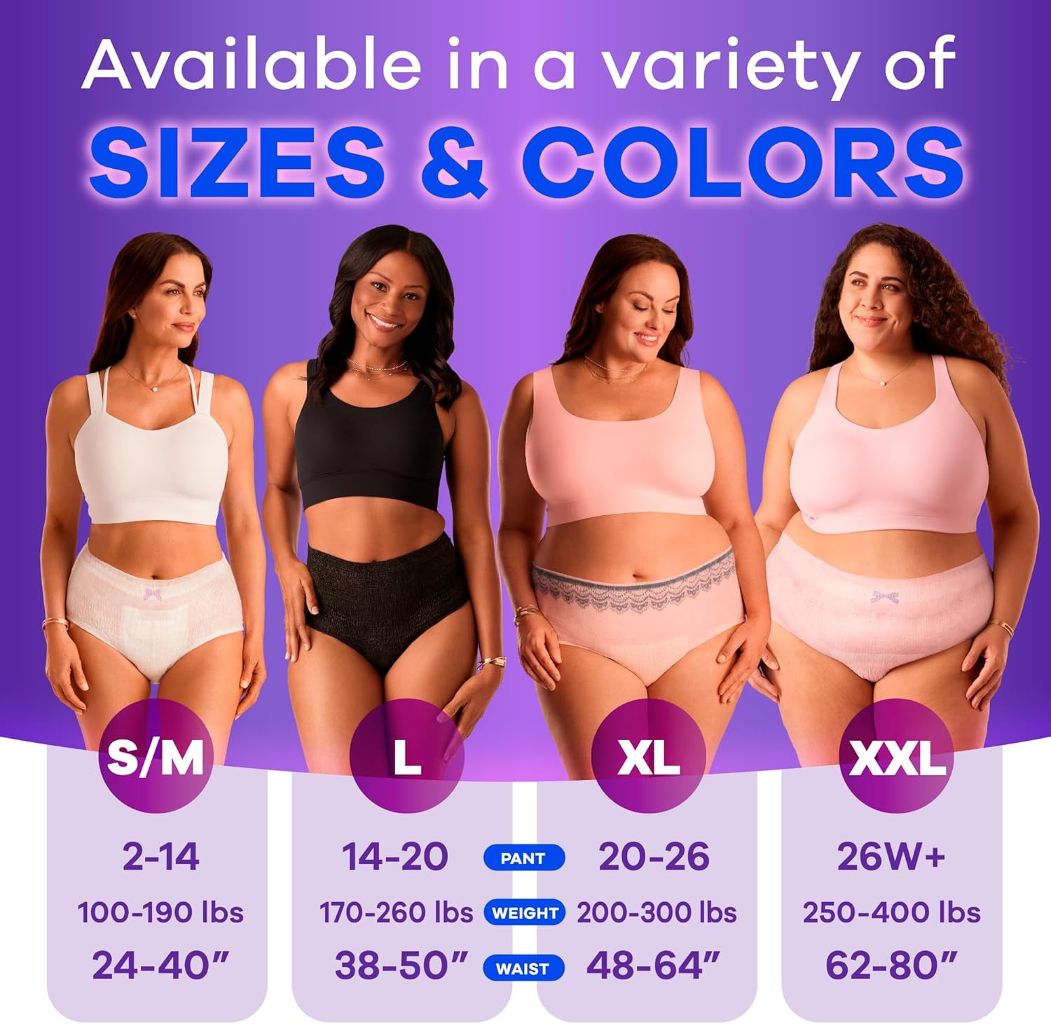 Always Discreet Incontinence Underwear for Women Maximum Absorbency, S/M, 42 Count (Packaging May Vary)