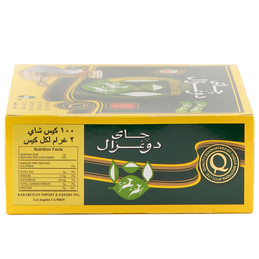 Do Ghazal Green Tea Bags - 100 X 2G Teabags