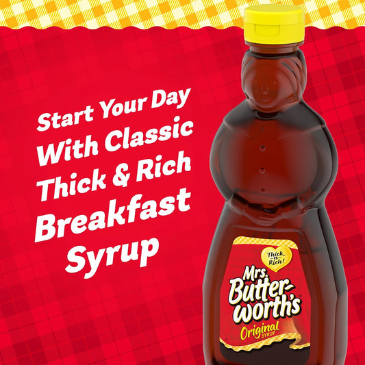 Mrs. Butterworth Original Syrup, 12 Fl Oz (Pack Of 12)