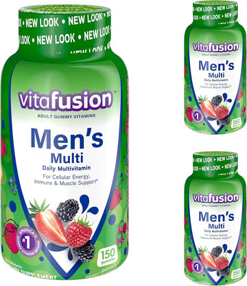 Vitafusion Men'S Gummy Vitamins, 150 Count (Pack Of 3)