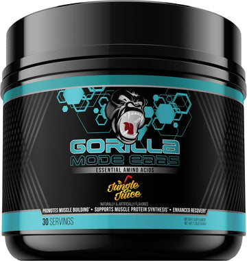 Gorilla Mind Essential Amino Acids To Support Muscle Building, Enhanced Recovery, And Protein Synthesis,Use Before, During, Or After Your Workout, 453 Grams (Jungle Juice)