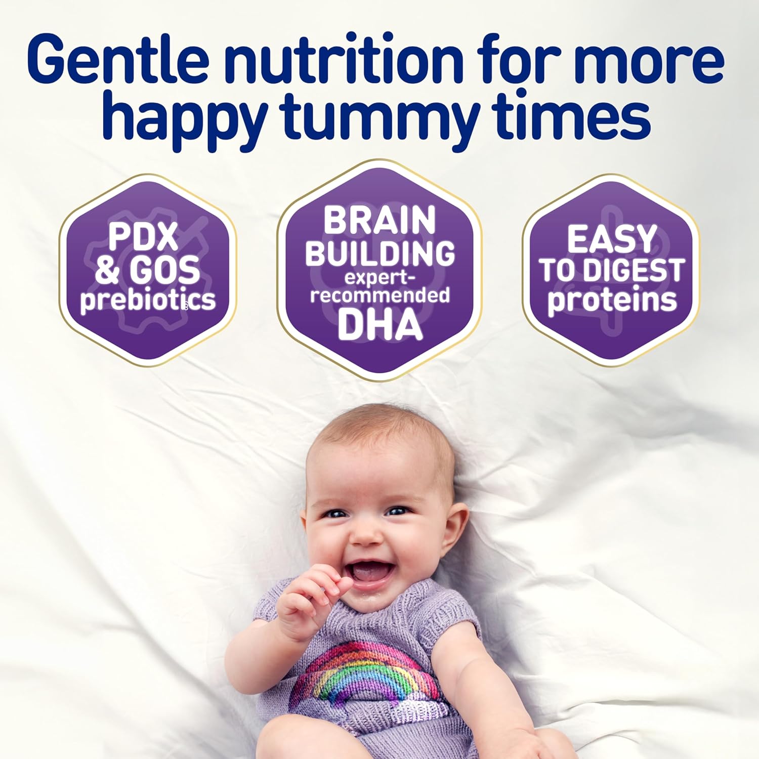 Enfamil Neuropro Gentlease Baby Formula, Brain Building Dha, Humo6 Immune Blend, Designed To Reduce Fussiness, Crying, Gas & Spit-Up In 24 Hrs, Prebiotics To Promote Softer Stools, Baby Milk, 27.4 Oz