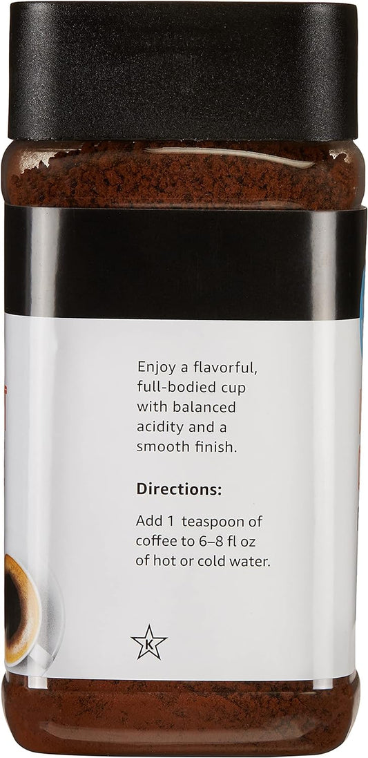 Amazon Brand - Happy Belly Classic Roast Instant, 7 Ounce (Pack Of 1)