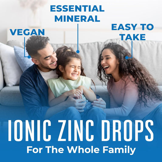 Zinc Supplements For Immune Support | Ionic Zinc For Kids & Adults | L