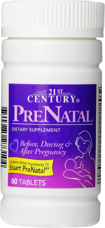 21St Century Prenatal Tablets, 60 Count (Pack Of 3)