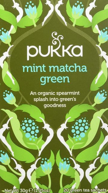 Pukka Mint Matcha Green, 20 Teabags