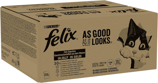 Felix As Good As It Looks Fish Cat Food 120X100G