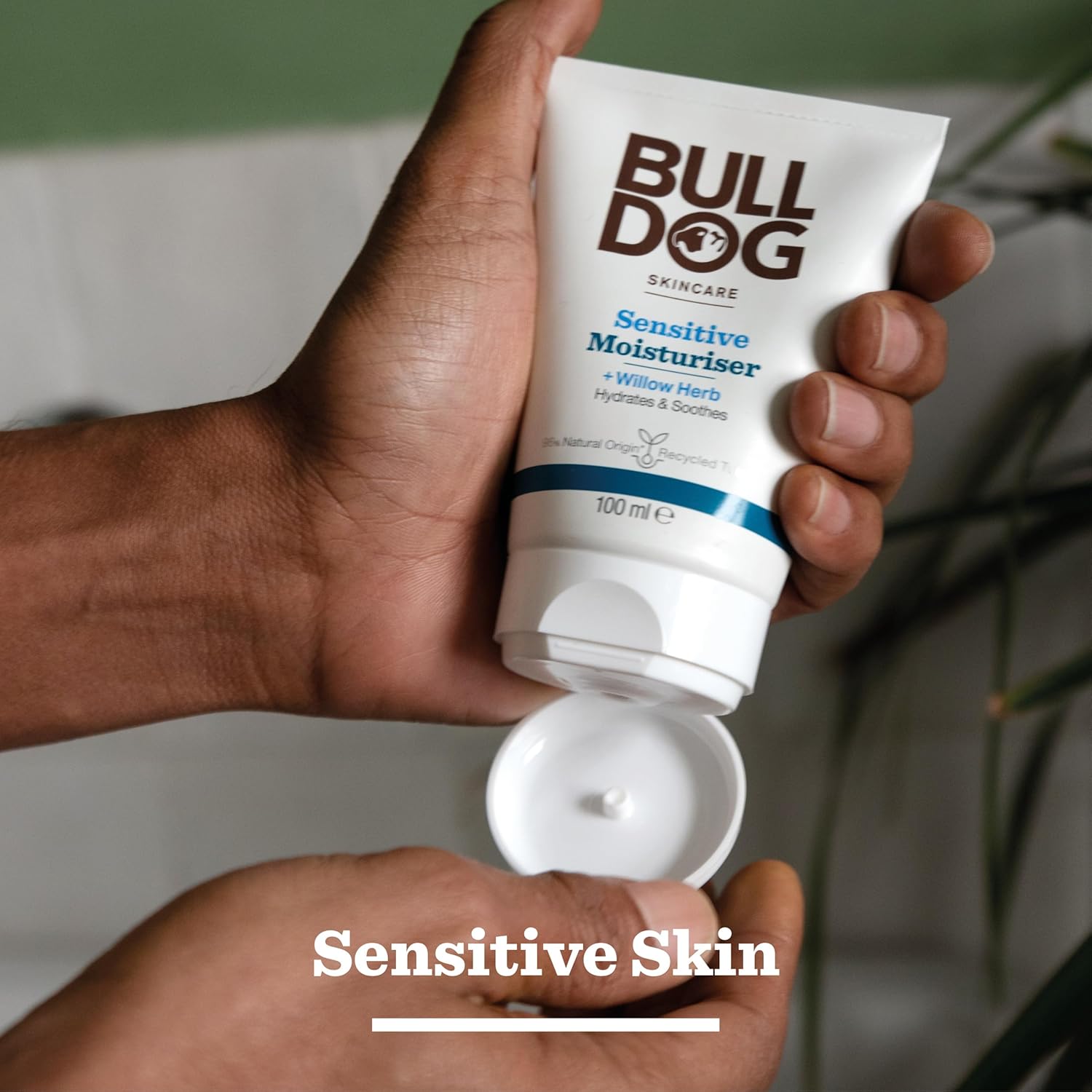 Bulldog Sensitive Moisturiser for Men, 100ml, (Pack of 2) : Amazon.co.uk: Beauty