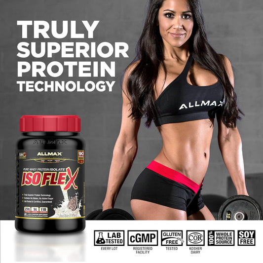 Allmax Isoflex Whey Protein Isolate, Caramel Macchiato - 2 Lb - 27 Gra