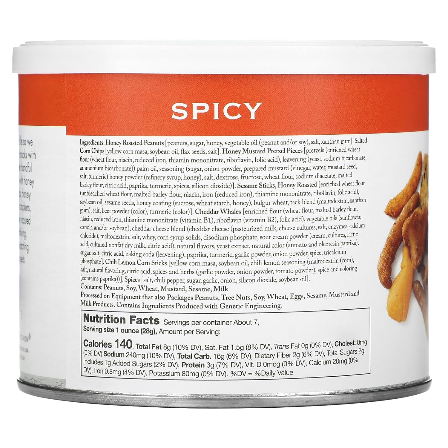 Stonewall Kitchen Spicy Ultimate Bar Mix, 7 Ounces