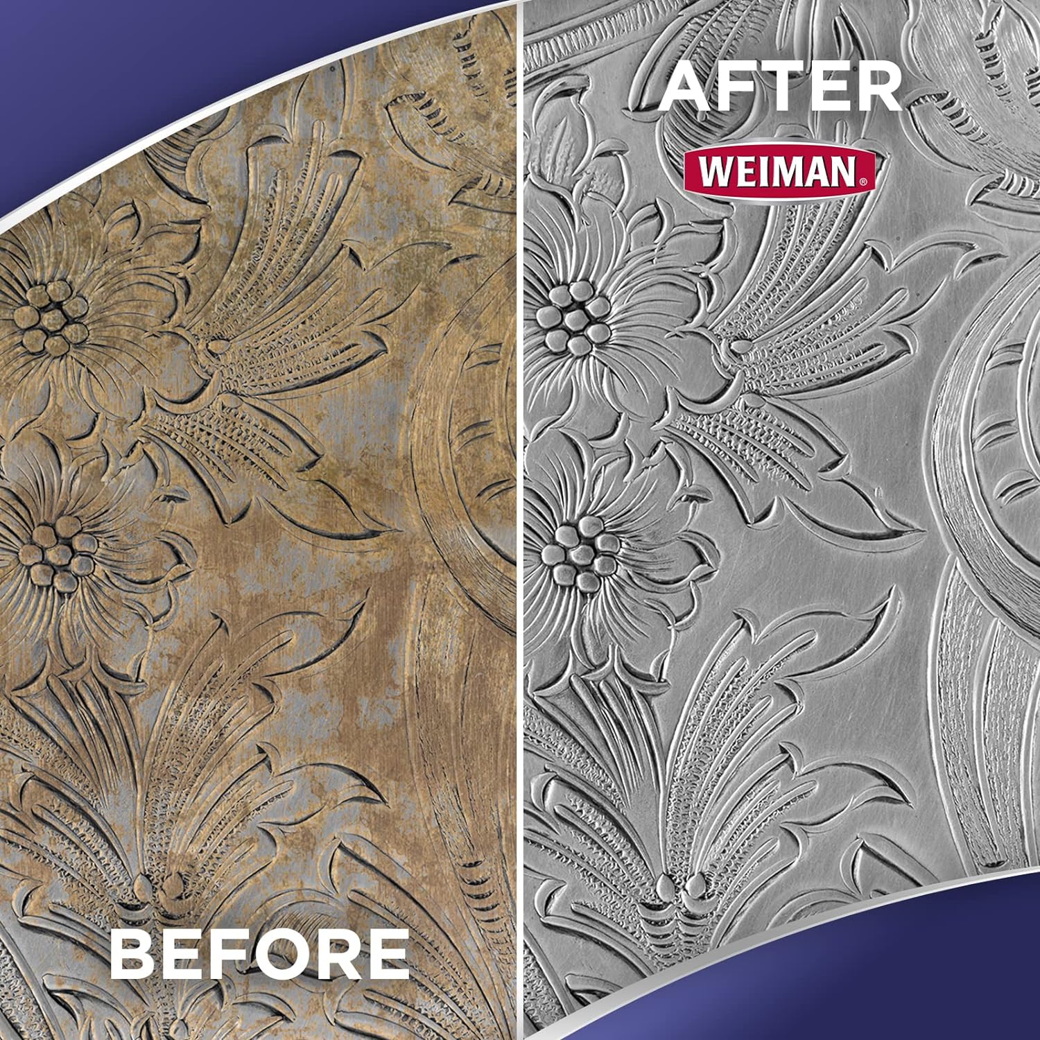 Weiman Silver Polish and Cleaner - 8 Ounce - Clean Shine and Polish Safe Protective Prevent Tarnish : Health & Household