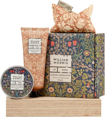 William Morris At Home Vegan Friendly Paws & Palms Essentials Kit (45G Paw & Nose Balm, 100Ml Hand Cream, Hand Warmer), Multi, Fg3847