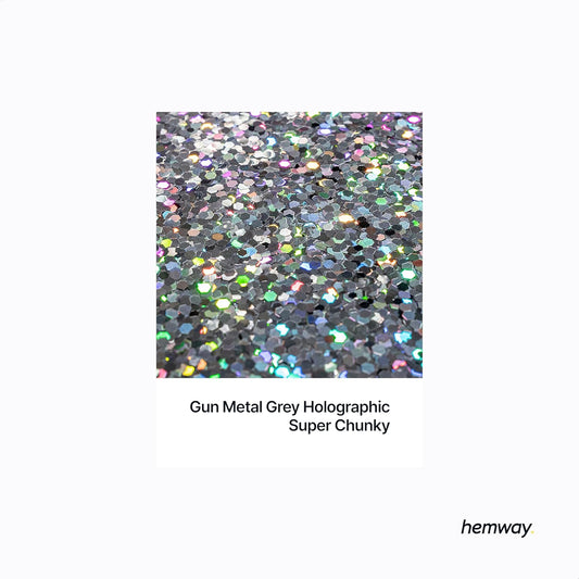 Hemway Eco Friendly Ultra Sparkle Glitter 100G / 3.5Oz - Biodegradable Vegan Cosmetic Safe For Craft Face Hair Nail And Festival Makeup - Chunky (1/40" 0.025" 0.6Mm) - Lime Green Holographic