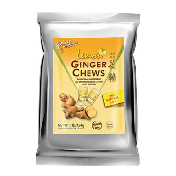 Prince Of Peace Ginger Chews With Lemon, 1 Lb. โ Candied Natural Candy